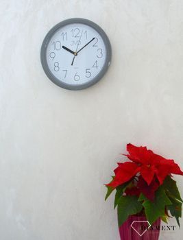 Zegar ścienny szary JVD HP612.14  ✓Zegary ścienne szare ✓ Zegar ścienny ✓Nowoczesne zegary (1).JPG