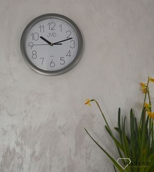 Zegar na ścianę szary 25 cm  ✓Zegary ścienne✓ Zegar ścienny ✓Nowoczesne zegary✓ Autoryzowany sklep✓ Kurier Gratis 24h✓ Gwarancja najniższej ceny✓Zwrot 30 dni✓Negocjacje ➤Zapraszamy! (6).JPG