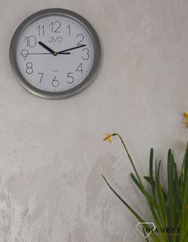 Zegar na ścianę szary 25 cm  ✓Zegary ścienne✓ Zegar ścienny ✓Nowoczesne zegary✓ Autoryzowany sklep✓ Kurier Gratis 24h✓ Gwarancja najniższej ceny✓Zwrot 30 dni✓Negocjacje ➤Zapraszamy! (7).JPG