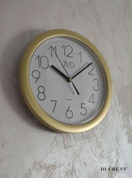 Zegar na ścianę złoty 25 cm  ✓Zegary ścienne✓ Zegar ścienny ✓Nowoczesne zegary✓ Autoryzowany sklep✓ Kurier Gratis 24h✓ Gwarancja najniższej ceny✓Zwrot 30 dni✓Negocjacje ➤Zapraszamy! (1).JPG