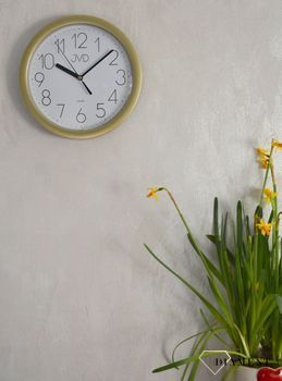 Zegar na ścianę złoty 25 cm  ✓Zegary ścienne✓ Zegar ścienny ✓Nowoczesne zegary✓ Autoryzowany sklep✓ Kurier Gratis 24h✓ Gwarancja najniższej ceny✓Zwrot 30 dni✓Negocjacje ➤Zapraszamy! (7).JPG
