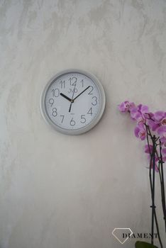 Zegar na ścianę do pokoju szary✓ Zegary ścienne✓ Zegar ścienny ✓Nowoczesne zegary (1).JPG