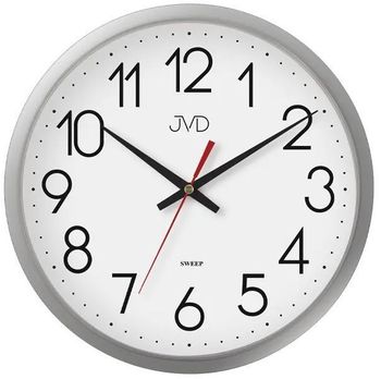 Zegar ścienny JVD HP614.2 – szary, 27 cm, cichy mechanizm, płynący sekundnik.jpg