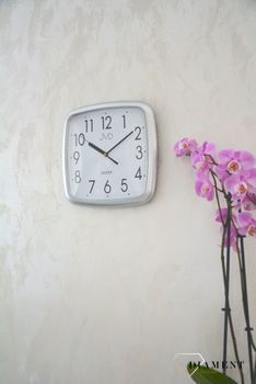 Zegar na ścianę do pokoju srebrny HP615.2  ✅ Zegar na ścianę do pokoju srebrny ✅ Zegary ścienne ✅ Nowoczesne zegary  (4).JPG