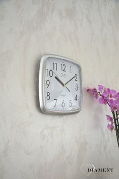 Zegar na ścianę do pokoju srebrny HP615.2  ✅ Zegar na ścianę do pokoju srebrny ✅ Zegary ścienne ✅ Nowoczesne zegary  (5).JPG