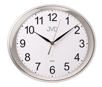 Zegar ścienny owalny szare drewno JVD HP664.11.jpg