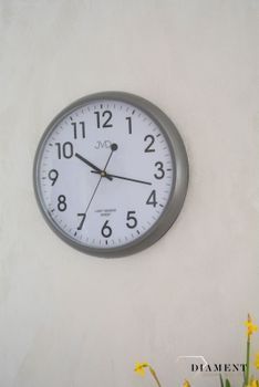 Zegar na ścianę szary JVD HP698.4 Light Sensor Podświetlenie✓ Zegary ścienne ✓ Autoryzowany sklep✓ Kurier Gratis 24h✓ Gwarancja najniższej ceny (6).JPG