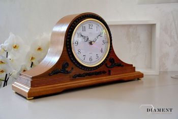 Drewniany zegar kominkowy (4).JPG