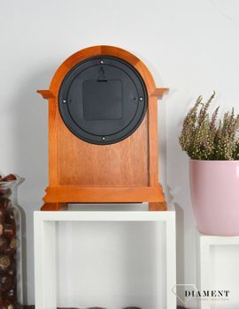Zegar kominkowy drewniany JVD HS12.3 to zegar kominkowy wykonany z drewna w kolorze olchy. Piękny zegar do stylowego wnętrza (1).JPG