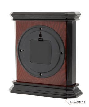 Zegar kominkowy drewniany JVD ciemny brąz wysoki połysk HS3208 ✅ Zegar kominkowy w kolorze ciemnego brązu na wysoki połysk ✅ (1).jpg
