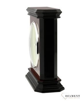 Zegar kominkowy drewniany JVD ciemny brąz wysoki połysk HS3208 ✅ Zegar kominkowy w kolorze ciemnego brązu na wysoki połysk ✅ (2).jpg