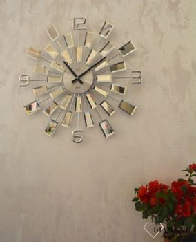 Zegar ścienny 49 cm z kryształkami Cristal JVD HT100.1✓Zegary ścienne✓Zegar ścienny duży✓Nowoczesne zegary✓ (4).JPG