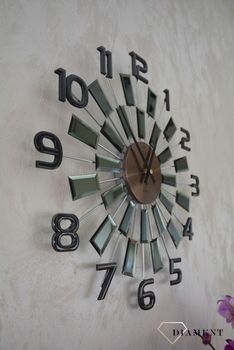 Zegar ścienny duży nowoczesny z kryształkami 49 cm JVD HT100.4 ✓Zegary ścienne DUŻY ✓ZEGAR ŚCIENNY 3D✓ Nowoczesny zegar (7).JPG