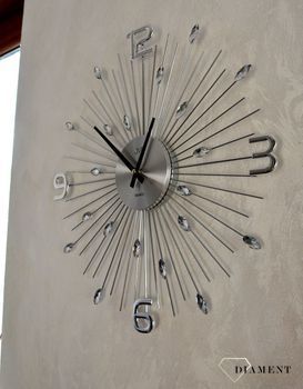 Zegar ścienny 49cm z kryształkami Cristal JVD HT104✓Zegary ścienne✓Zegar ścienny duży✓Nowoczesne zegary✓ Autoryzowany sklep✓ Kurier Gratis 24h (1).JPG