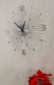 Zegar ścienny 49cm z kryształkami Cristal JVD HT104✓Zegary ścienne✓Zegar ścienny duży✓Nowoczesne zegary✓ Autoryzowany sklep✓ Kurier Gratis 24h (7).JPG