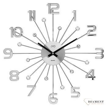 Zegar ścienny nowoczesny srebrny 49 cm JVD HT109 (1).jpg