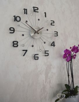 Zegar ścienny nowoczesny szary 49 cm JVD HT109.3 ✓Zegary ścienne DUŻY ✓ZEGAR ŚCIENNY 3D✓ Nowoczesny zegar ✓Zegar na ścianę ✓ Zegary i budziki w sklepie (6).JPG