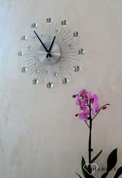 Zegar ścienny nowoczesny srebrny 35 cm JVD HT111.1 ✓Zegary ścienne DUŻY ✓ZEGAR ŚCIENNY 3D✓ Nowoczesny zegar ✓Zegar na ścianę ✓ Zegary i budziki w sklepie✓ Autoryzowany sklep✓ Kurier G (4).JPG