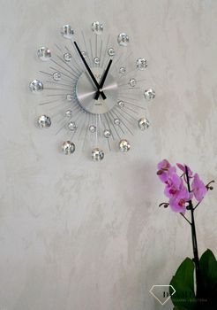 Zegar ścienny nowoczesny srebrny 35 cm JVD HT111.1 ✓Zegary ścienne DUŻY ✓ZEGAR ŚCIENNY 3D✓ Nowoczesny zegar ✓Zegar na ścianę ✓ Zegary i budziki w sklepie✓ Autoryzowany sklep✓ Kurier G.JPG