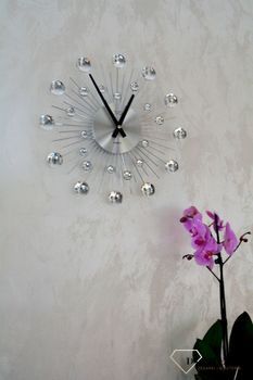 Zegar ścienny nowoczesny srebrny 35 cm JVD HT111.1 ✓Zegary ścienne DUŻY ✓ZEGAR ŚCIENNY 3D✓ Nowoczesny zegar ✓Zegar na ścianę ✓ Zegary i budziki w sklepie✓ Autoryzowany sklep✓ Kurier Gra (1).JPG