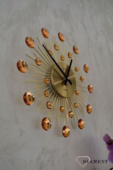 Zegar ścienny nowoczesny złoty 35 cm JVD HT111.2 ✓Zegary ścienne DUŻY ✓ZEGAR ŚCIENNY 3D✓ Nowoczesny zegar ✓Zegar na ścianę (4).JPG