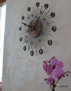 Zegar ścienny nowoczesny czarny 35 cm JVD HT111.3 ✓Zegary ścienne DUŻY ✓ZEGAR ŚCIENNY 3D✓ Nowoczesny zegar ✓Zegar na ścianę ✓ Zegary i budziki w sklepie✓ (6).JPG