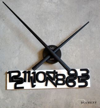 Zegar ścienny naklejany czarne cyfry JVD HT465.1 ✓Zegary ścienne✓Zegar ścienny naklejany JVD sticker (2).JPG