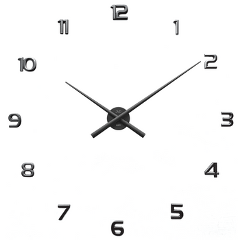 Zegar ścienny naklejany czarny JVD HT465.1.png