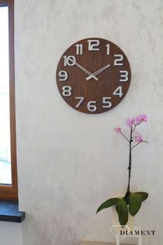 Zegar ścienny drewniany 40 cm duży HT97.3. Zegar ścienny drewniany. Zegar na ścianę z drewna . Zegary ścienne drewinane. Zegar ścienny do nowoczesnych wnętrz. Zegary na ścianę (7).JPG