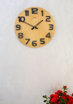 Zegar ścienny drewniany 40 cm duży HT97.4. Nowoczesny zegar ścienny JVD HT97.4✓Zegary ścienne✓Zegar ścienny duży (9).JPG