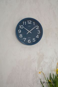 Zegar na ścianę do pokoju niebieski JVD HX2413.1 ✓Zegary ścienne✓Zegar ścienny do salonu do zegary do biura ✓Nowoczesne zegary✓ Autoryzowany sklep✓ Kurier Gratis 24h (1).JPG