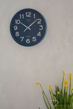 Zegar na ścianę do pokoju niebieski JVD HX2413.1 ✓Zegary ścienne✓Zegar ścienny do salonu do zegary do biura ✓Nowoczesne zegary✓ Autoryzowany sklep✓ Kurier Gratis 24h (3).JPG