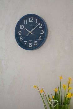 Zegar na ścianę do pokoju niebieski JVD HX2413.1 ✓Zegary ścienne✓Zegar ścienny do salonu do zegary do biura ✓Nowoczesne zegary✓ Autoryzowany sklep✓ Kurier Gratis 24h (6).JPG