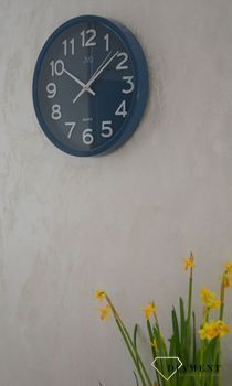 Zegar na ścianę do pokoju niebieski JVD HX2413.1 ✓Zegary ścienne✓Zegar ścienny do salonu do zegary do biura ✓Nowoczesne zegary✓ Autoryzowany sklep✓ Kurier Gratis 24h (7).JPG