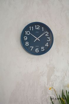 Zegar na ścianę do pokoju niebieski JVD HX2413.1 ✓Zegary ścienne✓Zegar ścienny do salonu do zegary do biura ✓Nowoczesne zegary✓ Autoryzowany sklep✓ Kurier Gratis 24h (8).JPG