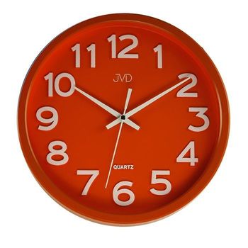 Zegar na ścianę do pokoju czerwony JVD HX2413 (2).jpg