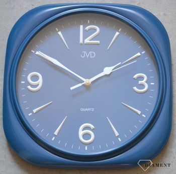 Zegar na ścianę do pokoju niebieski dla chłopca JVD HX2444.1.  ✓Zegary ścienne✓ Zegar ścienny do salonu do zegary do biura zegar do pokoju dla chłopca (2).JPG