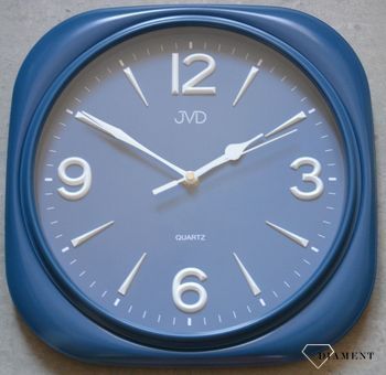 Zegar na ścianę do pokoju niebieski dla chłopca JVD HX2444.1.  ✓Zegary ścienne✓ Zegar ścienny do salonu do zegary do biura zegar do pokoju dla chłopca (3).JPG