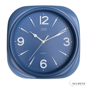 Zegar na ścianę do pokoju niebieski dla chłopca JVD HX2444.1.  ✓Zegary ścienne✓ Zegar ścienny do salonu do zegary do biura zegar do pokoju dla chłopca✓ Nowoczesne zegary✓ Autoryzowany sklep✓ Kurier Gratis 24h.png