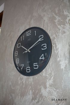 Zegar na ścianę do pokoju szary ✓Zegary ścienne✓Zegar ścienny do salonu do zegary do biura ✓Nowoczesne zegary✓ Autoryzowany sklep✓ Kurier Gratis 24h (4).JPG