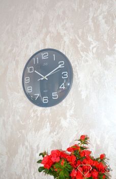 Zegar na ścianę do pokoju szary ✓Zegary ścienne✓Zegar ścienny do salonu do zegary do biura ✓Nowoczesne zegary✓ Autoryzowany sklep✓ Kurier Gratis 24h (6).JPG