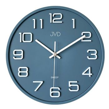 Zegar na ścianę JVD do pokoju niebieski HX2472.4.jpg