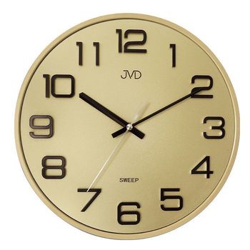 Zegar na ścianę do pokoju złoto JVD HX2472.9.jpg