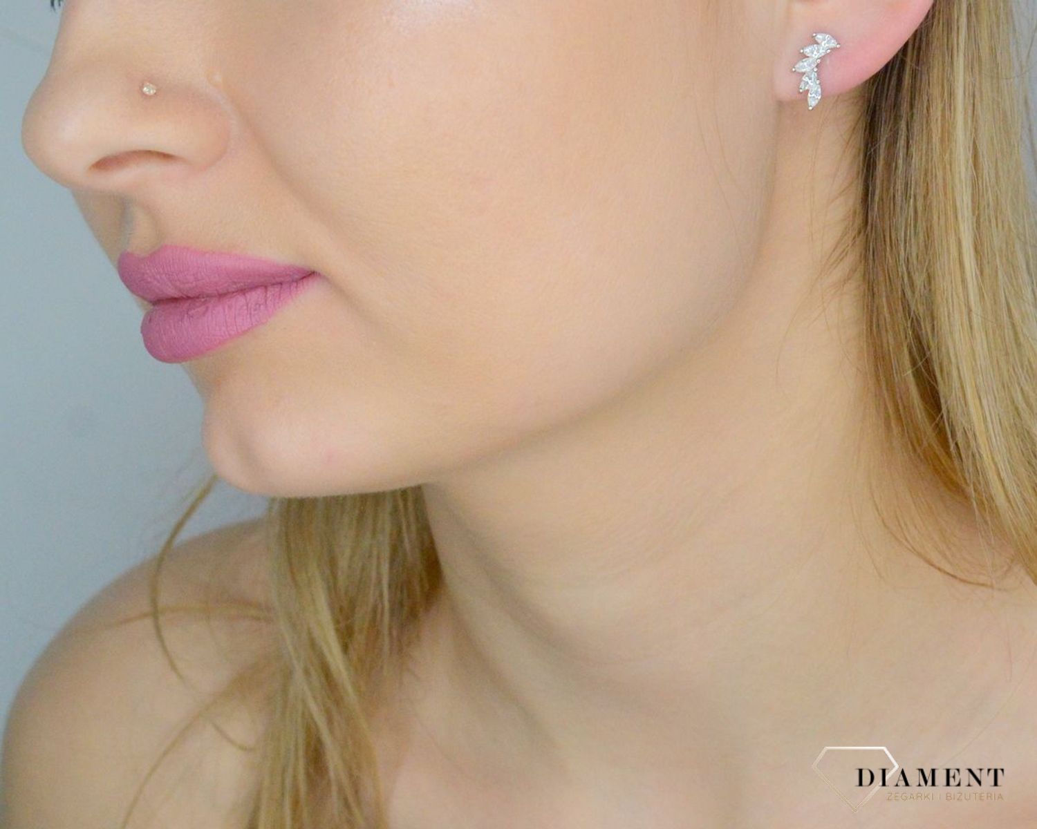 Srebrne kolczyki damskie 925 skrzydła z cyrkoniami IM0410623KS. Srebrne kolczyki damskie. Kolczyki srebrne wkrętki. Kolczyki srebrne na sztyft. Kolczyki damskie idealne na prezent. Kolczyki skrzydła srebrne z cyrkoniami (1).jpg