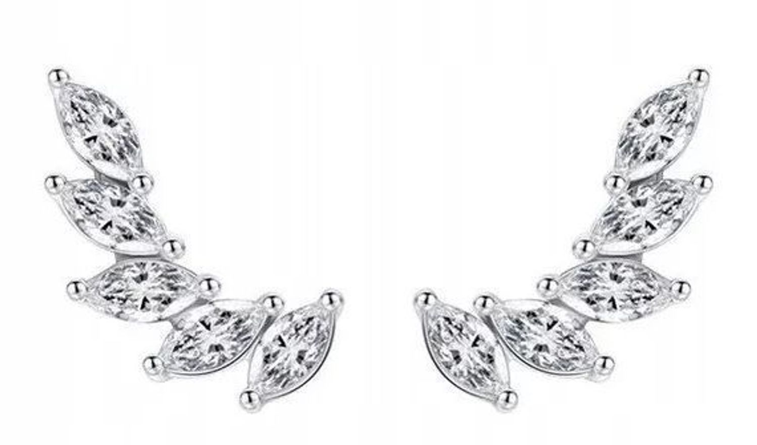Srebrne kolczyki damskie 925 skrzydła z cyrkoniami IM0410623KS. Srebrne kolczyki damskie. Kolczyki srebrne wkrętki. Kolczyki srebrne na sztyft. Kolczyki damskie idealne na prezent. Kolczyki skrzydła srebrne z cyrkoniami (1).jpg