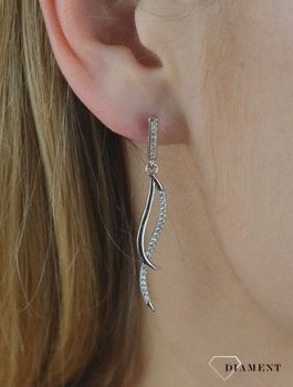 Kolczyki srebrne wiszące ślubne kamienie ISKK0201✓Srebrne Kolczyki w Sklepie z Biżuterią zegarki-diament.pl✓Piękne i Eleganckie Kolczyki dla Kobiet✓Prawdziwe Srebro✓Darmowa wysył (3).JPG