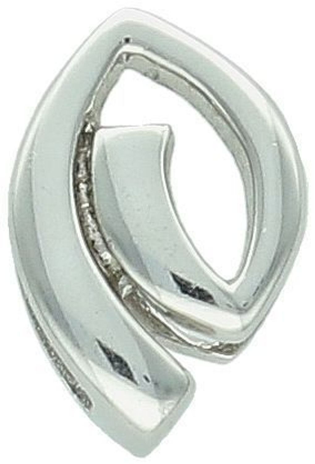 Minimalistyczna srebrna zawieszka o geometrycznym kształcie. Próba 925, waga 1,20 g, wymiary 1,3 x 0,9 cm. Model IWR0031 – nowoczesny akcent w Twojej kolekcji. 1.jpg