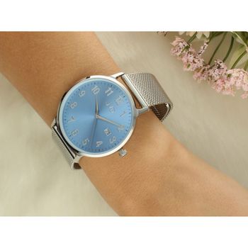 Stylowy zegarek JVD J-TS42 – niebieska tarcza, stal nierdzewna, bransoleta mesh, mechanizm Miyota, 5 ATM, szkło mineralne, średnica koperty 40 mm. Elegancja i wygoda.8.jpg