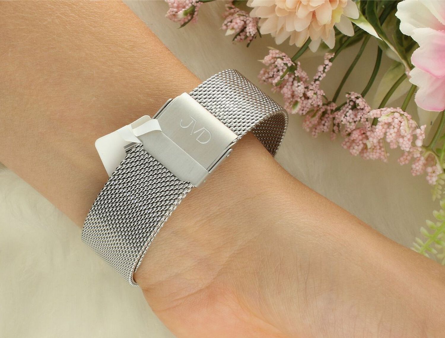 Stylowy zegarek JVD J-TS42 – niebieska tarcza, stal nierdzewna, bransoleta mesh, mechanizm Miyota, 5 ATM, szkło mineralne, średnica koperty 40 mm. Elegancja i wygoda.1.jpg