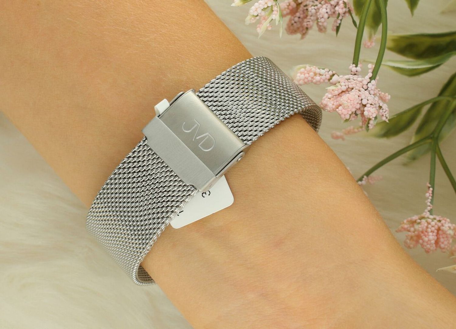 Zegarek JVD J-TS47 grafitowa tarcza datownik mesh stalowy 40 mm (1).jpg